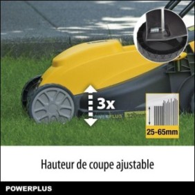 Powerplus Tondeuse Gazon et Coupe-Bordure électrique POWXG6212T - Tondeuse a Gazon 1300W é 32 mm Ш et Coupe-Bordures 250W é 220m