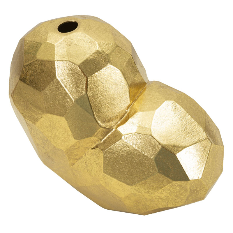 VASE COEUR OR CM 19X9X18