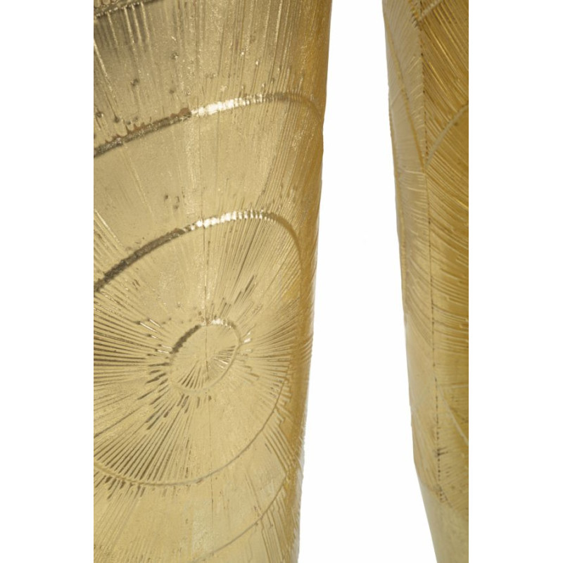 PORTE-VASE DORÉ LOT DE 3 PCS CM Ø 50,8X114,9-40X92,7-29,8X70,5