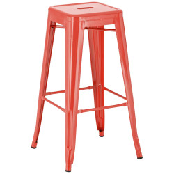 Tabouret de bar Joshua rouge