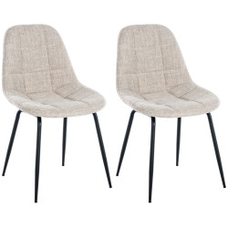 Lot de 2 chaises Tom en...