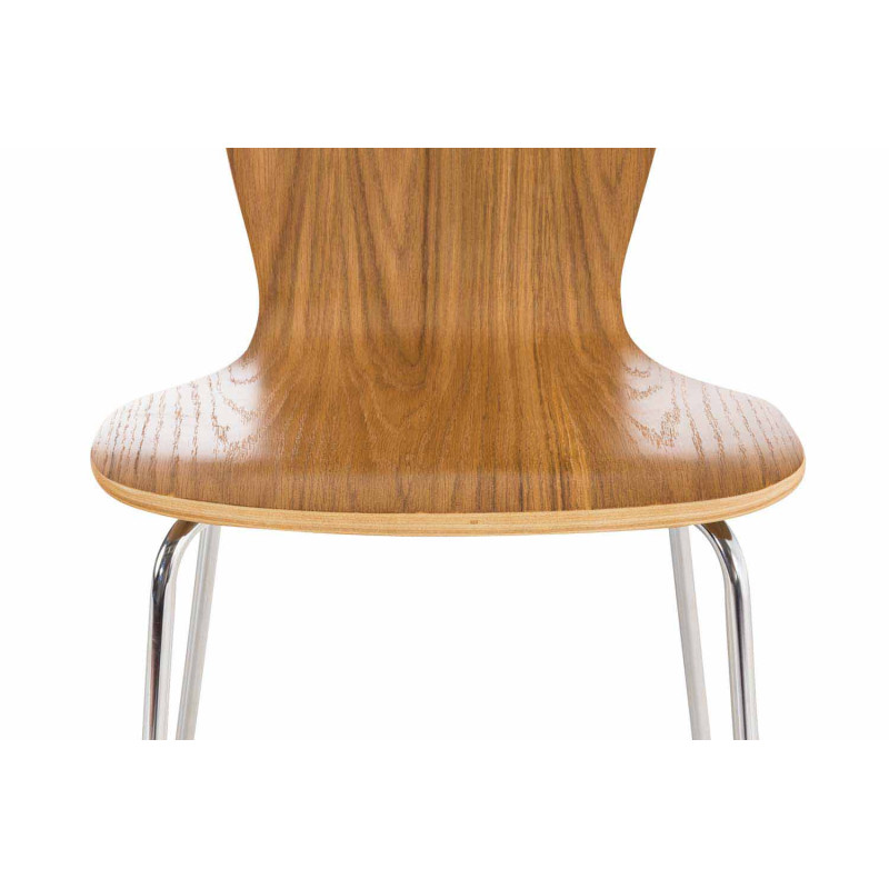 Lot de 2 chaises visiteurs Aaron en chêne