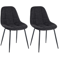 Lot de 2 chaises Tom en...