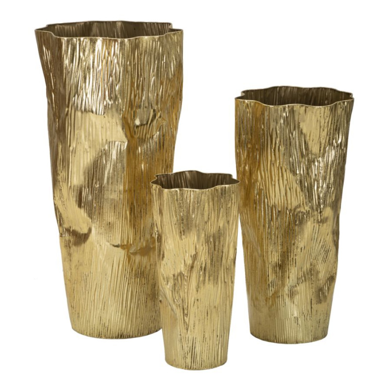 ENSEMBLE DE 3 PORTE-VASE GLOLLY CM Ø 41X39X83- 32X31X67-23X25X49