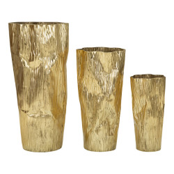 ENSEMBLE DE 3 PORTE-VASE GLOLLY CM Ø 41X39X83- 32X31X67-23X25X49