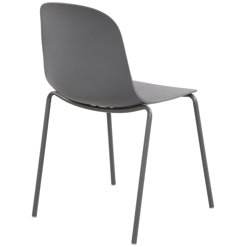 Chaise Hardin gris foncé