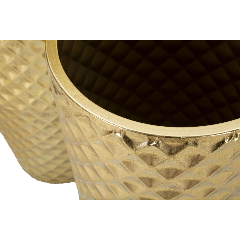 ENSEMBLE DE 3 PORTE-VASE GLOTTY CM Ø 48X110-40X93-33X77