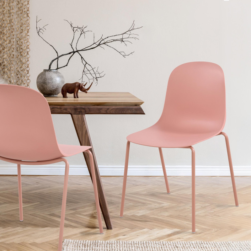 Chaise Hardin rose