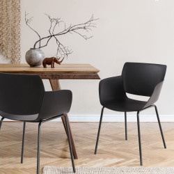 Chaise Alpena noir