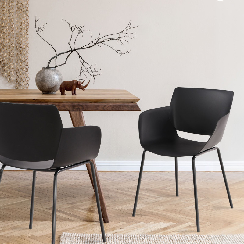 Chaise Alpena noir