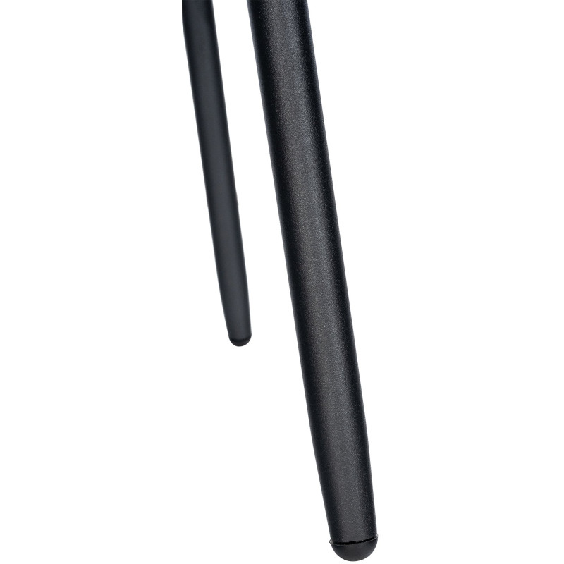 Sgabello da bar in velluto marrone Weston