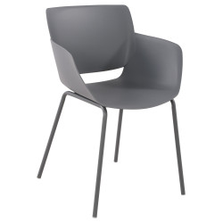 Chaise Alpena gris foncé