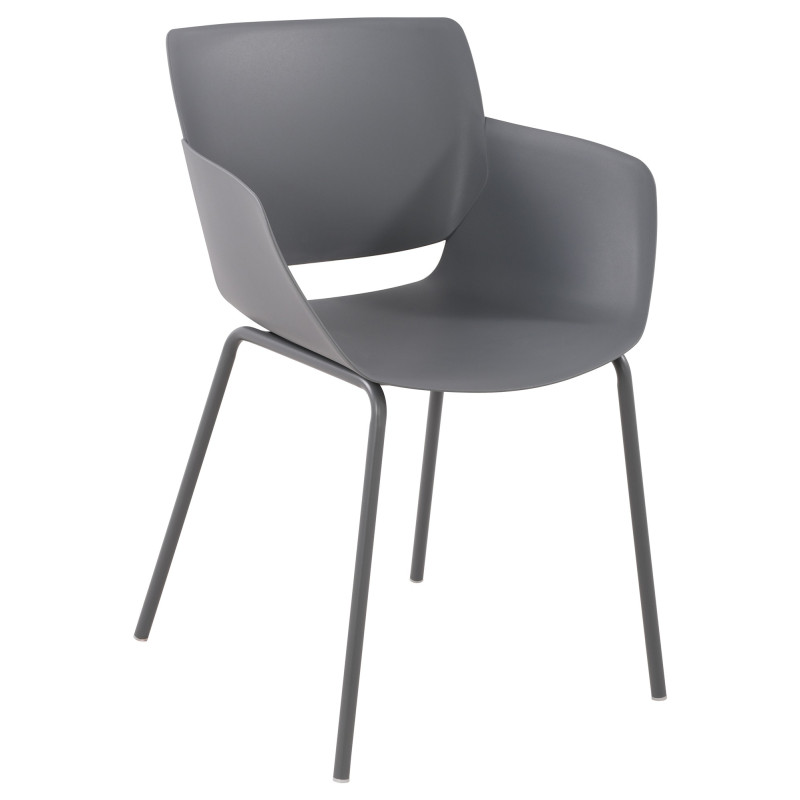 Chaise Alpena gris foncé