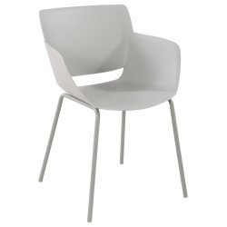 Chaise Alpena gris clair