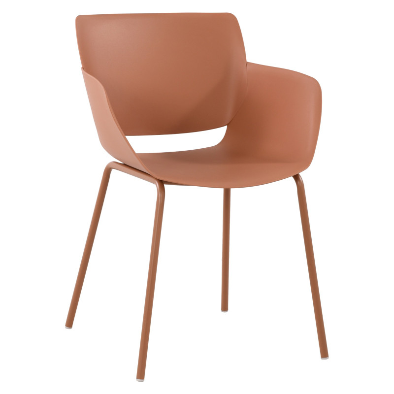 Chaise Alpena terre cuite