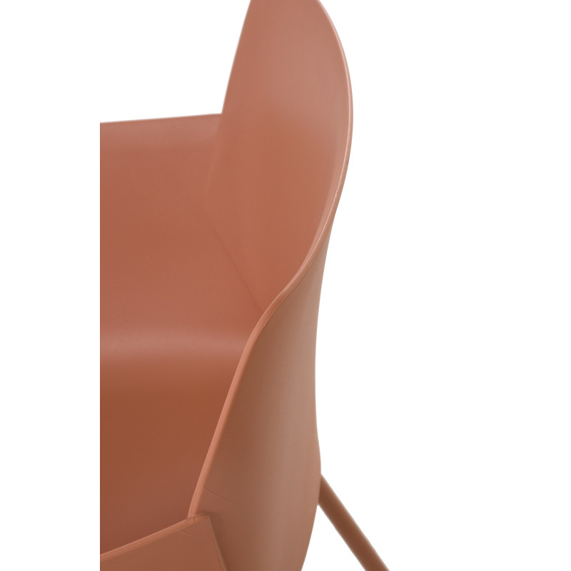 Chaise Alpena terre cuite