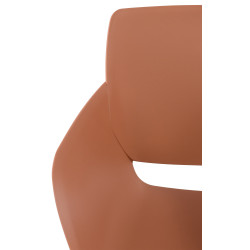 Chaise Alpena terre cuite