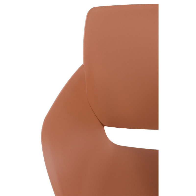 Chaise Alpena terre cuite
