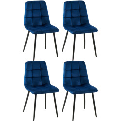 Lot de 4 chaises de salle à...