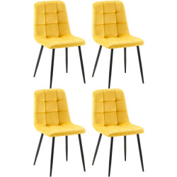 Lot de 4 chaises de salle à...