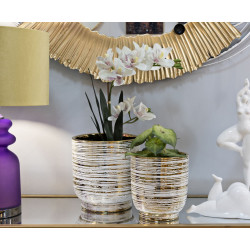 PORTE-VASE MELODY SET 2 PIÈCES CM Ø 23X24-17,5X19