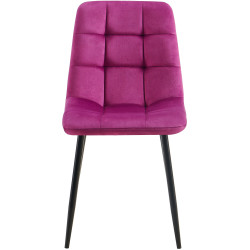 Lot de 4 chaises de salle à manger Antibes violet