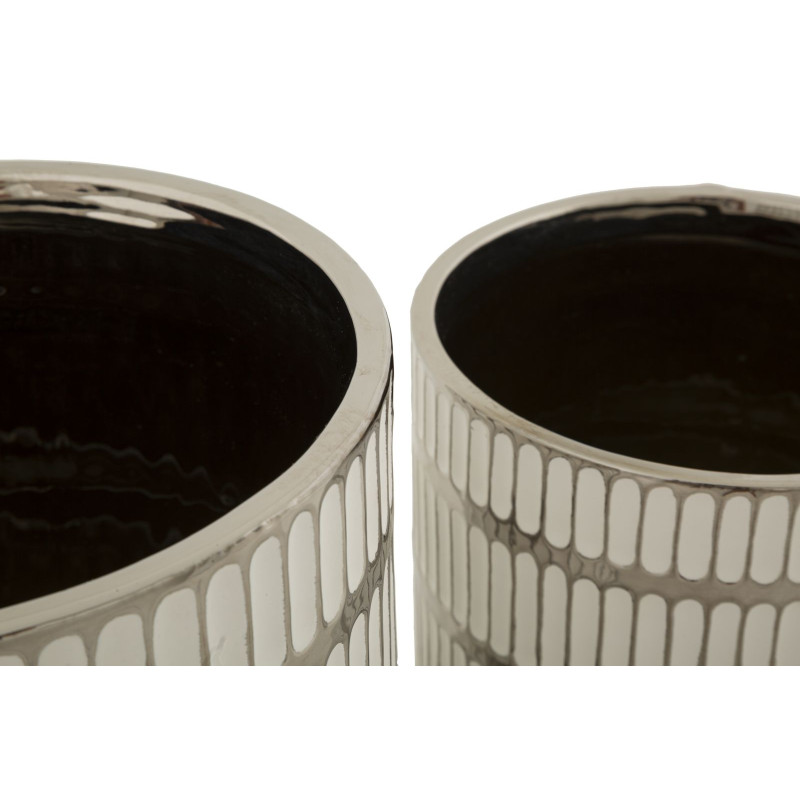 PORTE-VASE RAY SET 2 PCS CM Ø 22,5X24-18x19