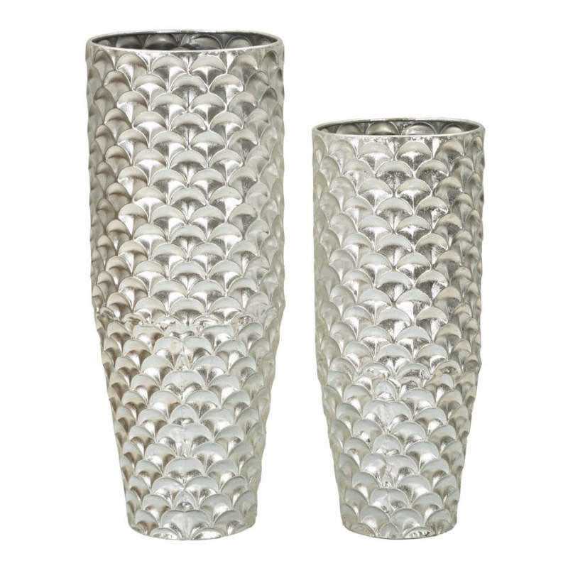 PORTE-VASE SILVY SET 2 PIÈCES CM Ø 37X92X-32X75