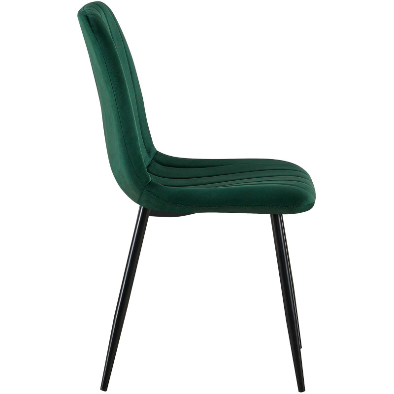 Suite de 4 chaises Dijon en velours