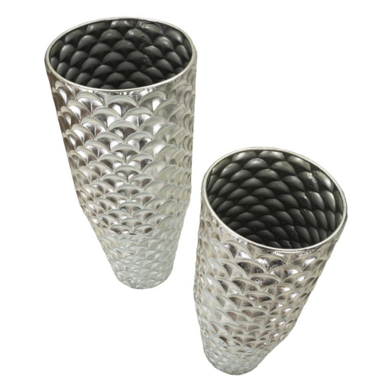PORTE-VASE SILVY SET 2 PIÈCES CM Ø 37X92X-32X75