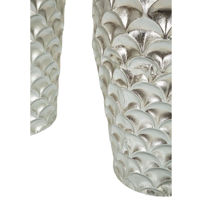 PORTE-VASE SILVY SET 2 PIÈCES CM Ø 37X92X-32X75