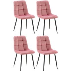 Lot de 4 chaises de salle à...