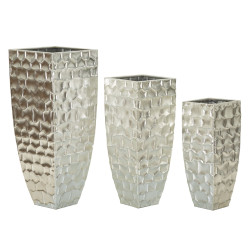 PORTE-VASE ARGY SET 3 PCS CM Ø 38,1X90,8-30,5X75,6-24,8X62,2