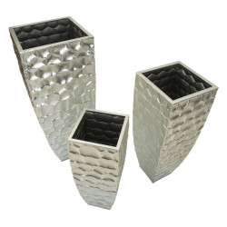 PORTE-VASE ARGY SET 3 PCS CM Ø 38,1X90,8-30,5X75,6-24,8X62,2