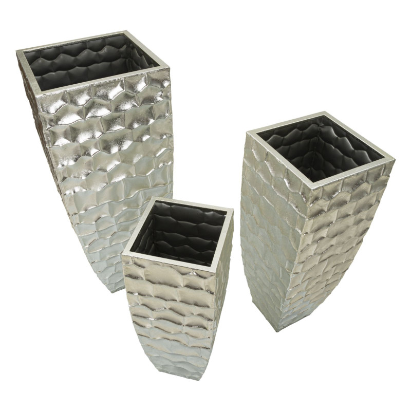 PORTE-VASE ARGY SET 3 PCS CM Ø 38,1X90,8-30,5X75,6-24,8X62,2