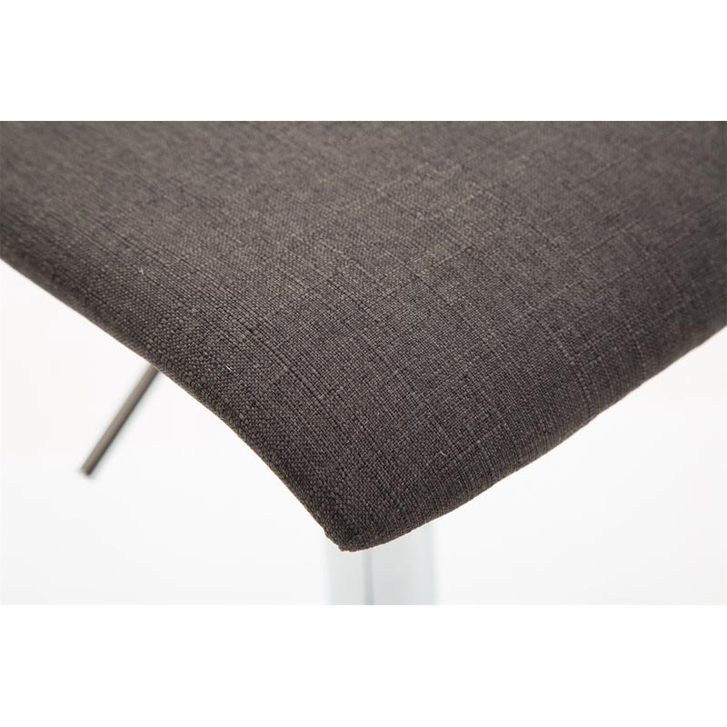 Lot de 2 tabourets de bar Dyn V2 tissu C gris foncé