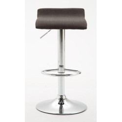 Lot de 2 tabourets de bar Dyn V2 tissu C gris foncé