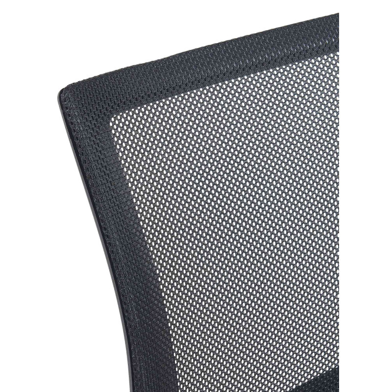 Chaise visiteur Eureka noire