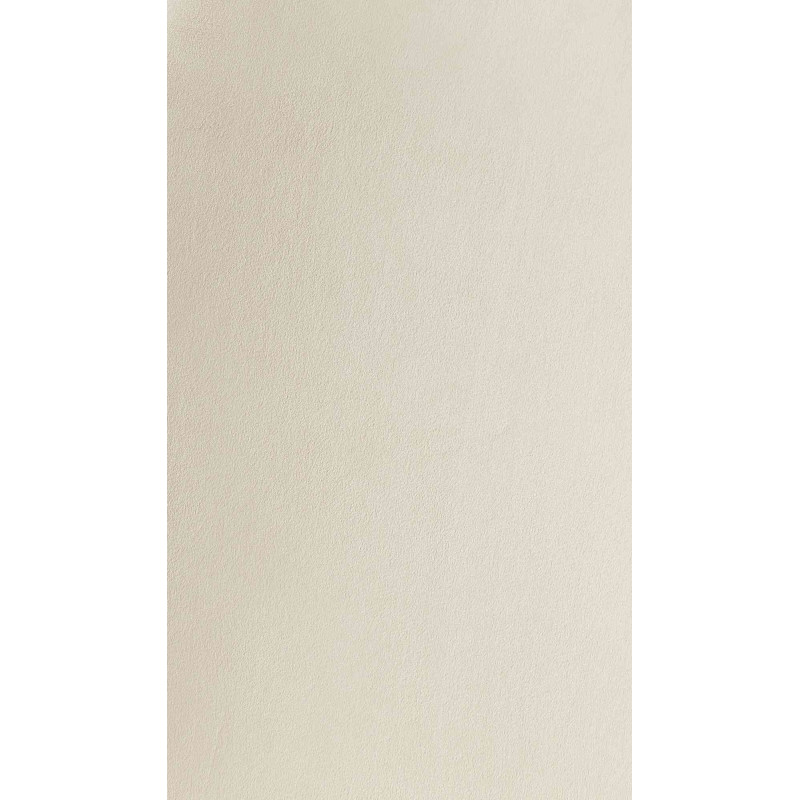 Chaise de salle à manger en velours Lewes crème