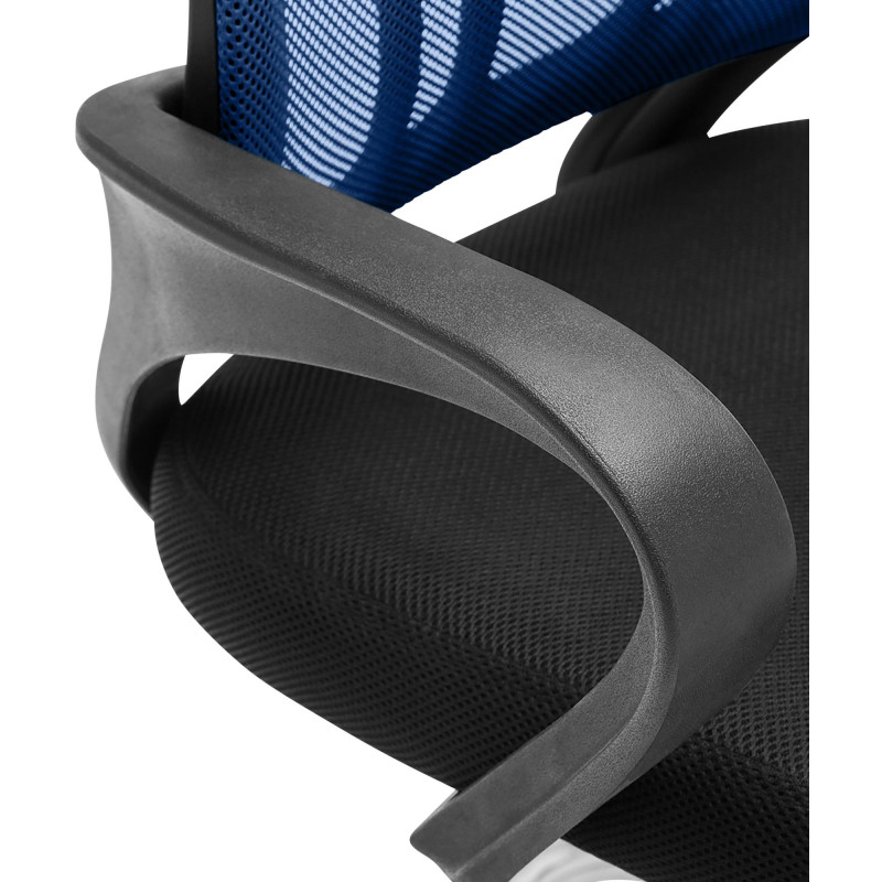 Chaise visiteur Eureka bleu