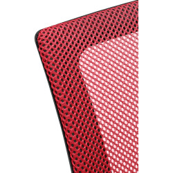 Chaise visiteur Eureka rouge