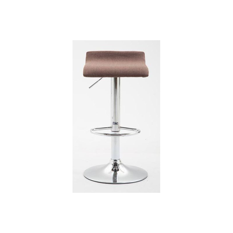 Lot de 2 tabourets de bar Dyn V2 tissu C brun