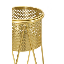 LOT DE 2 PORTE-VASE GLAT CM 21X20X46-18X18X32