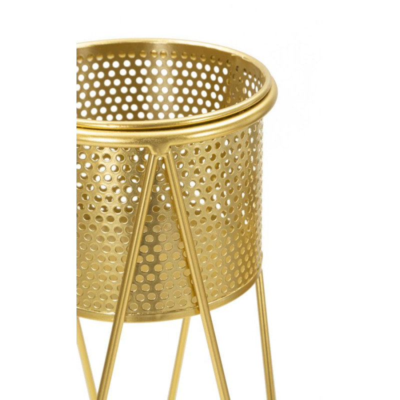 LOT DE 2 PORTE-VASE GLAT CM 21X20X46-18X18X32