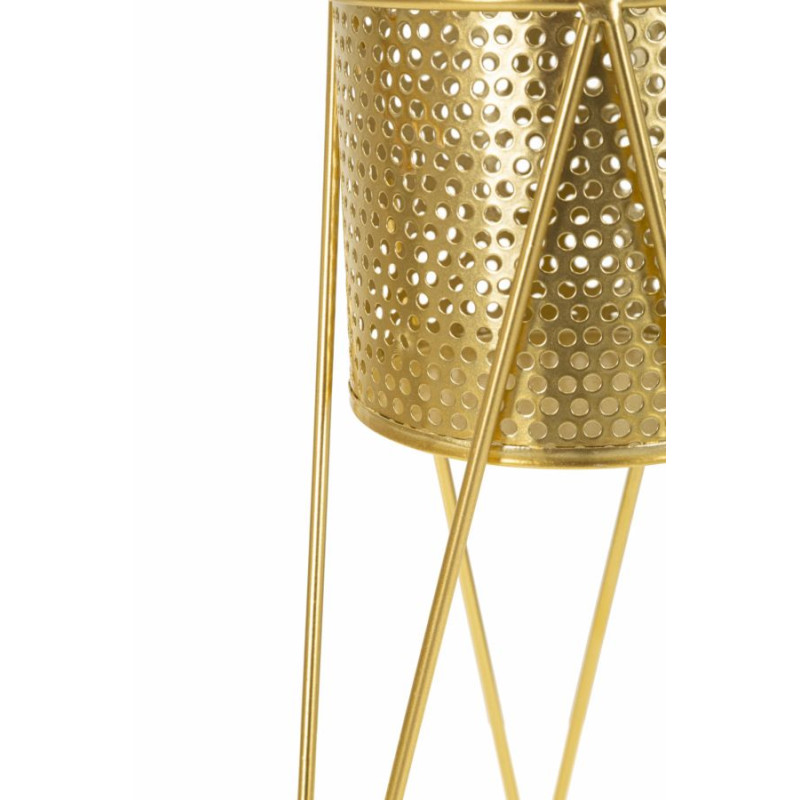 LOT DE 2 PORTE-VASE GLAT CM 21X20X46-18X18X32
