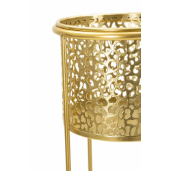 LOT DE 2 PORTE-VASE NAT CM Ø 17X46-14X34