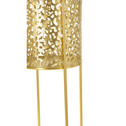 LOT DE 2 PORTE-VASE NAT CM Ø 17X46-14X34