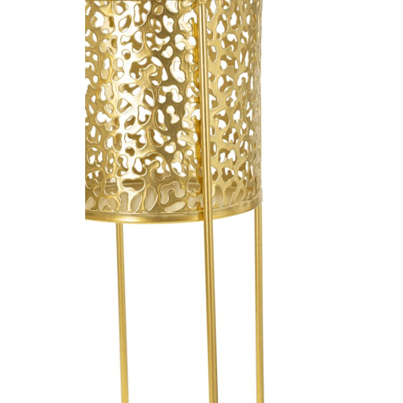 LOT DE 2 PORTE-VASE NAT CM Ø 17X46-14X34