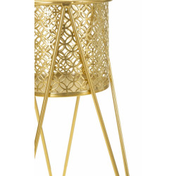 LOT DE 2 PORTE-VASE NAT CM 21X20X46-18X18X32