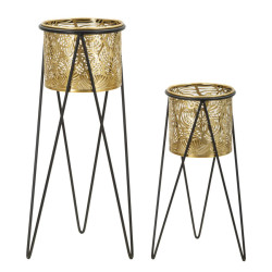 LOT DE 2 PORTE-VASE DRAK CM...